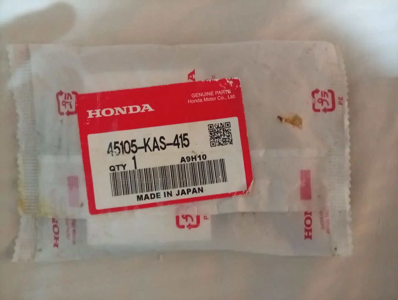 Pastilha de freio dianteiro ABS original Honda motos até 300 cc