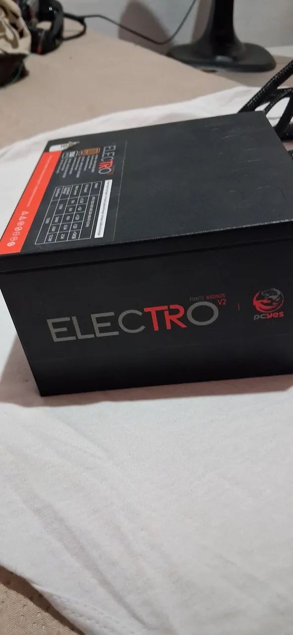 Fonte 550w gamer selo bronze 