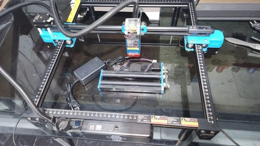 CNC Corte e Gravação a Laser Two Trees TTS-55 Pro + Eixo Giratorio