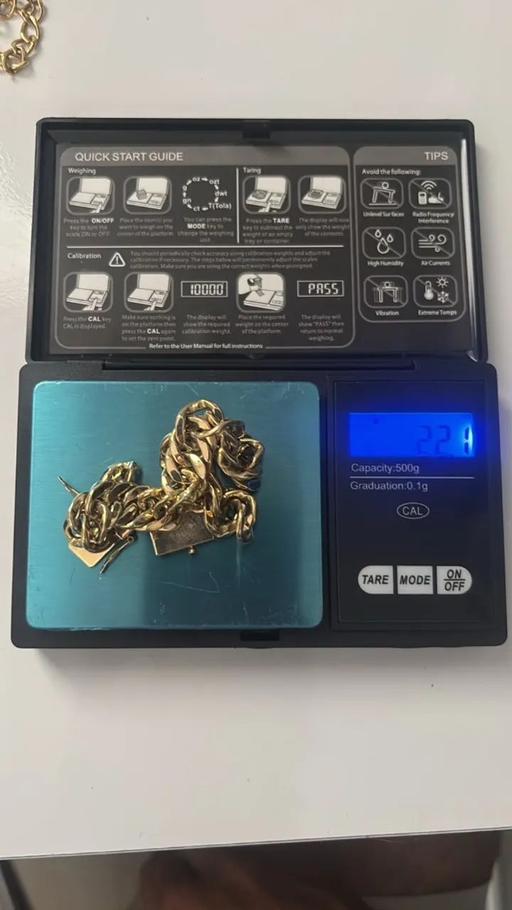 CORDAO + PULSEIRA OURO 18K - 83g - Foto 4