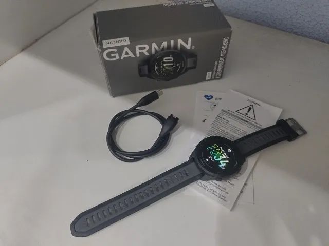 Relogio com GPS e frequencimetro Garmin Forerunner 165 Music - Foto 4