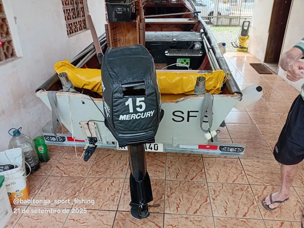 Barco, Conjunto 2024 (Barco + motor + carreta rodoviária) - Foto 6