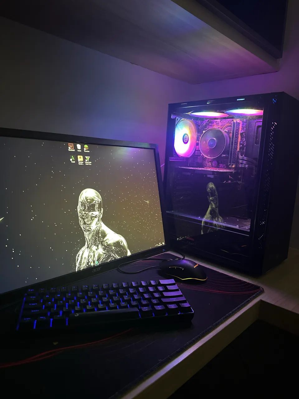 Vendo pc gamer e ps4