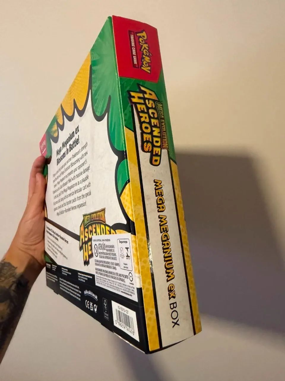 10 unidades Caixa - Heróis Excelsos - Mega Meganium ex Box Inglês Asmodee Ascended Heroe - Foto 3