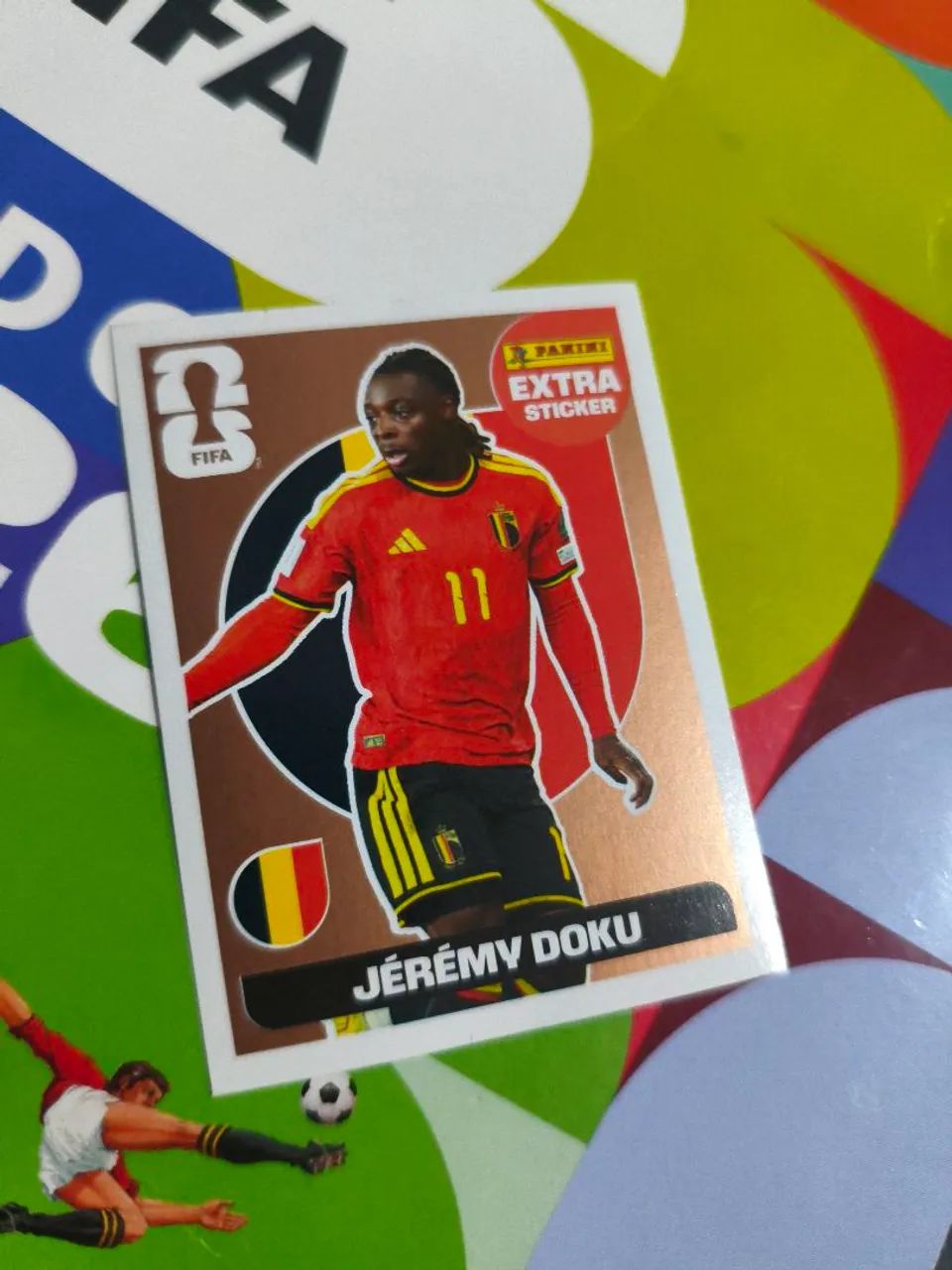 Figurinha Bronze RARA. Jeremy Doku