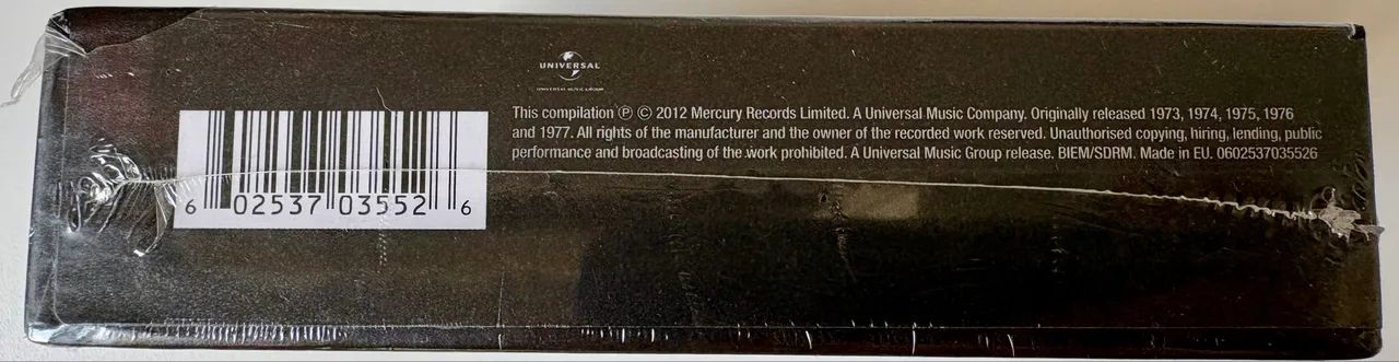 Box Thin Lizzy Classic Álbum Selection, 6CDs, Novo e Lacrado - CDs