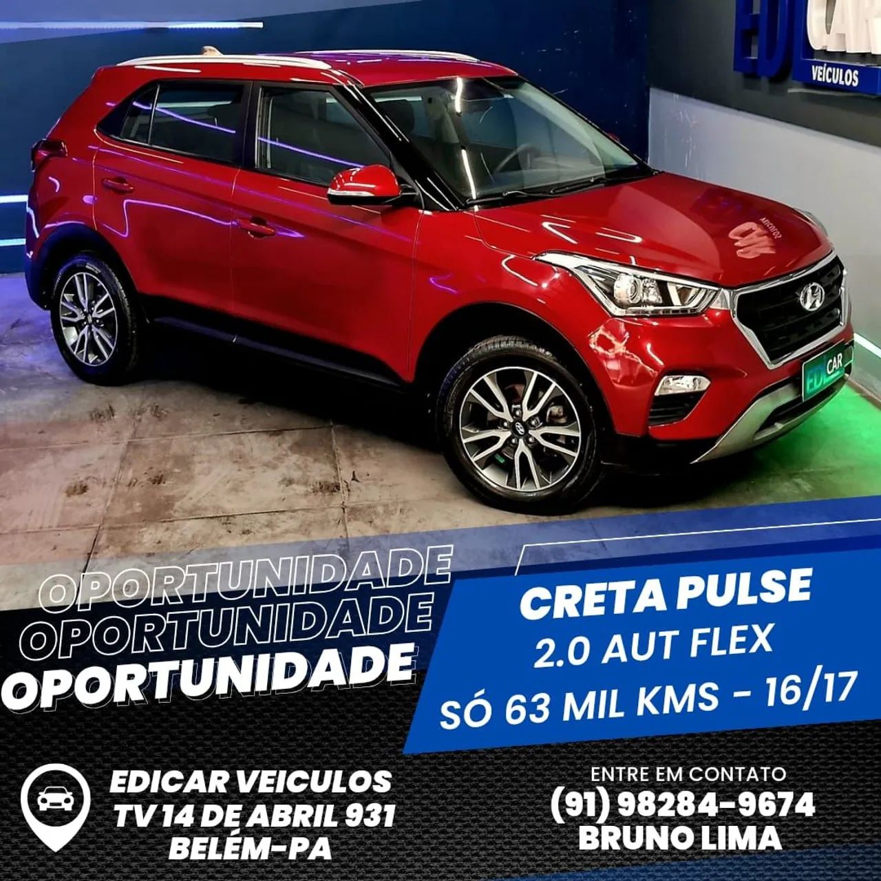 Hyundai Creta Creta Pulse 2.0 16V Flex Aut. 2017