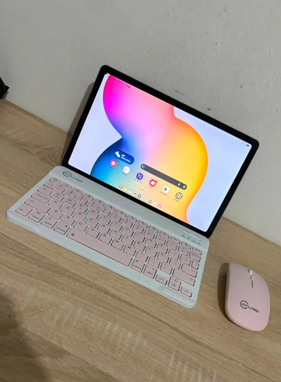 Galaxy Tab S6 Lite 64GB + S-Pen + Teclado e mouse Bluetooth
