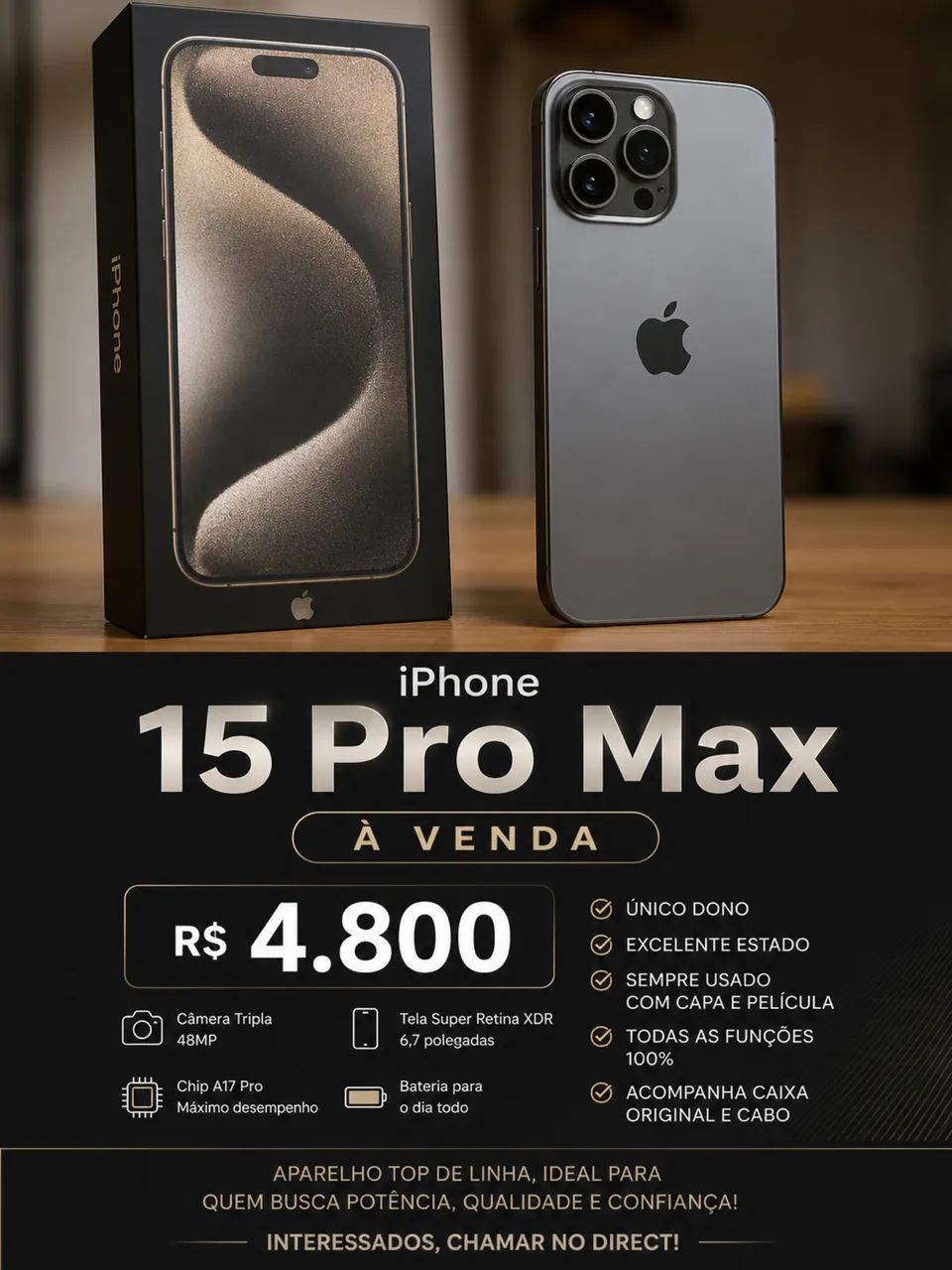 iPhone 15 PM 128g
