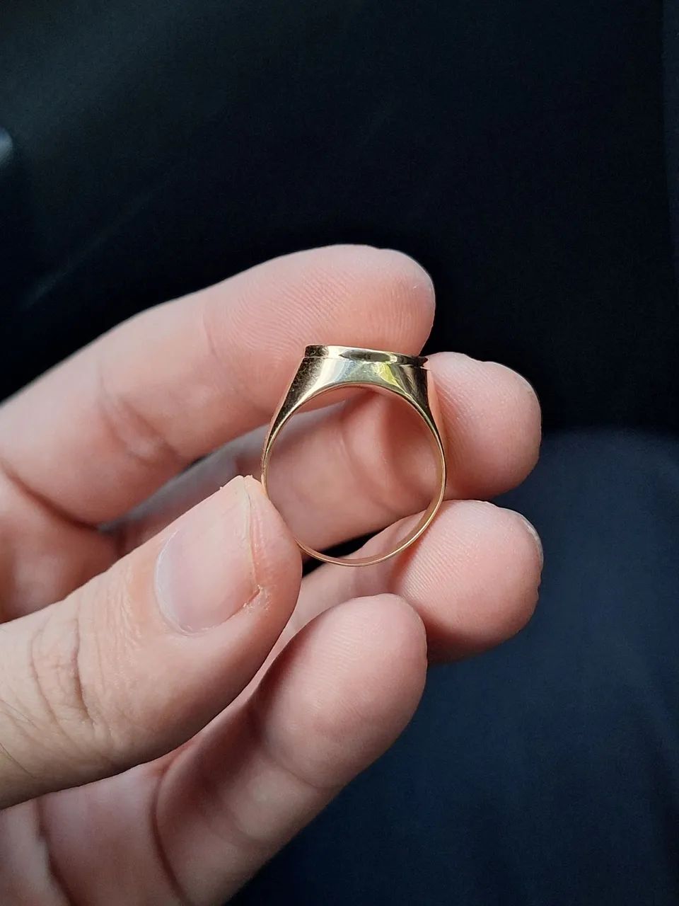 Anel maciço ouro 18k estrela Davi ouro branco 7.5 gramas  - Foto 4