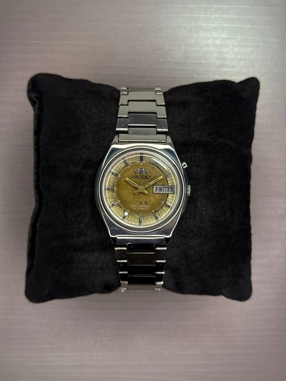 Orient Crystal 3 Estrelas  Ref. OS469A715
