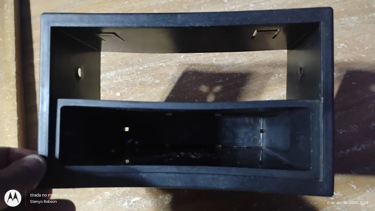 Moldura para DVD ou CD Player com porta objetos  - Foto 2
