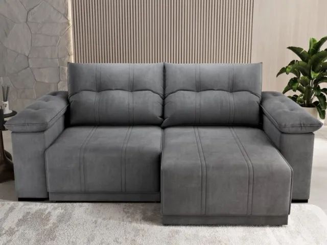 Sofá Retrátil e Reclinável Delta 2,30m   Novo! Pronta Entrega! - Foto 2