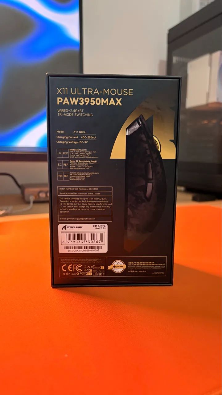 Mouse ATTACK SHARK X11 UKTRA - PAW3950ULTRA - Foto 4