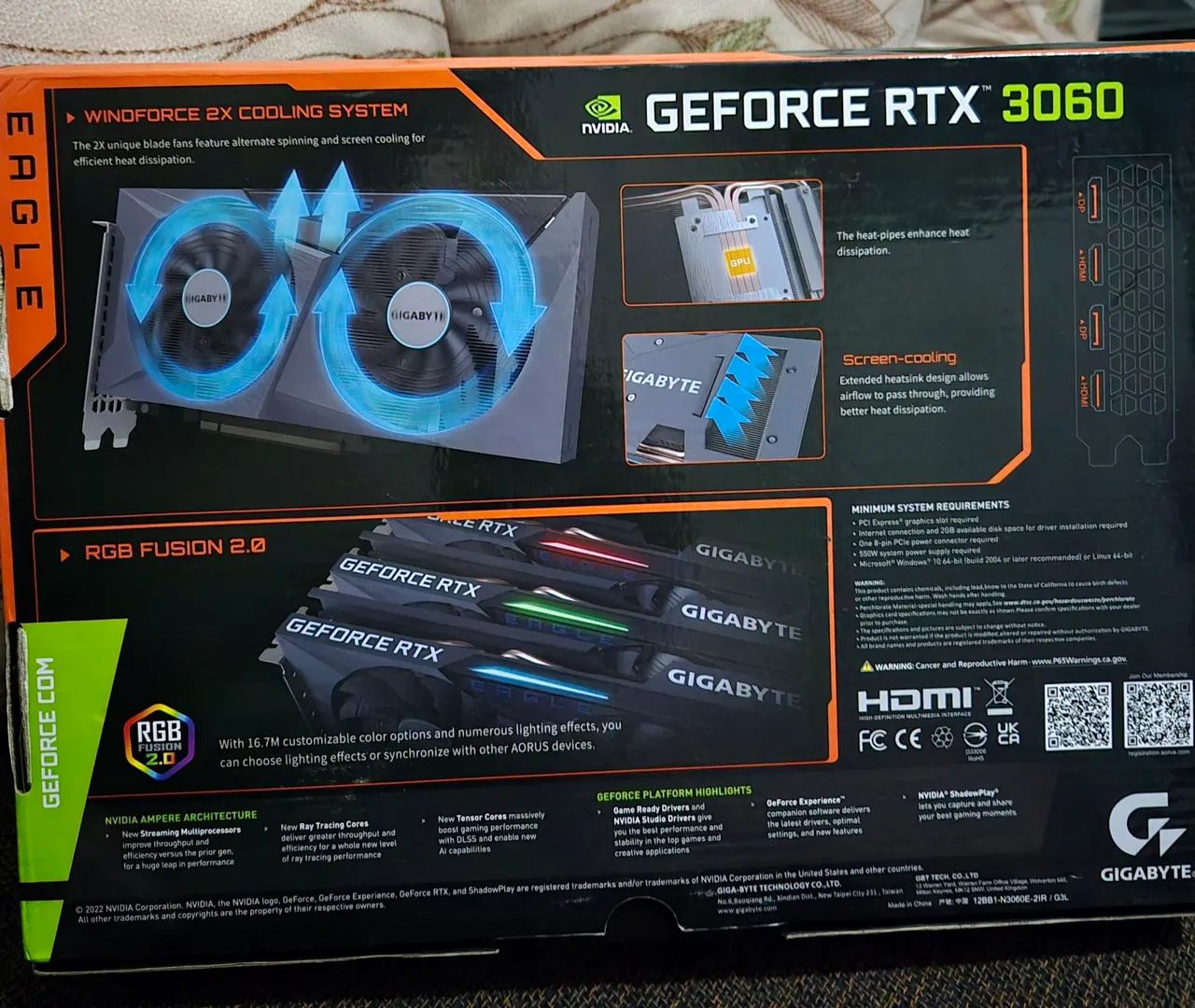 Placa de video Rtx 3060 12 Gb Oc - Foto 3