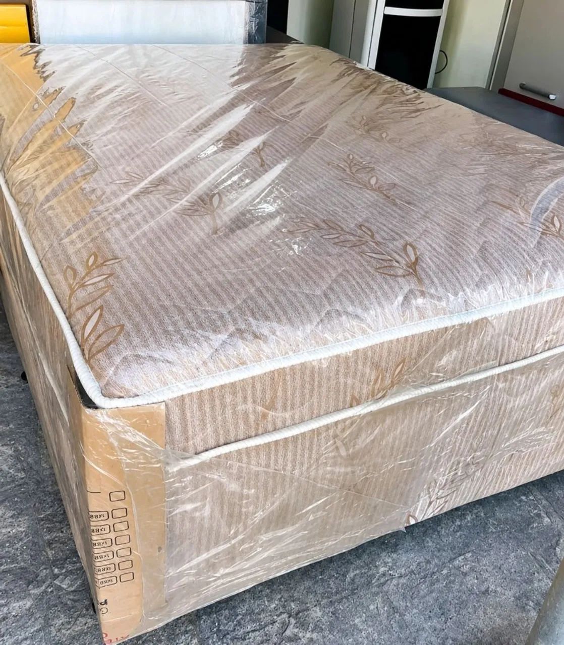 Cama box Casal - Espuma 16cm + Frete grátis 