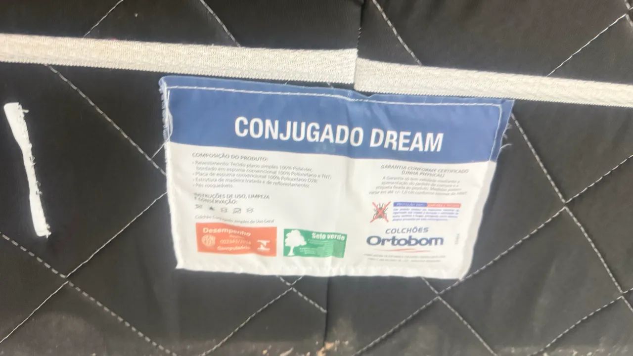 Cama de casal conjugado ortobom - Foto 3