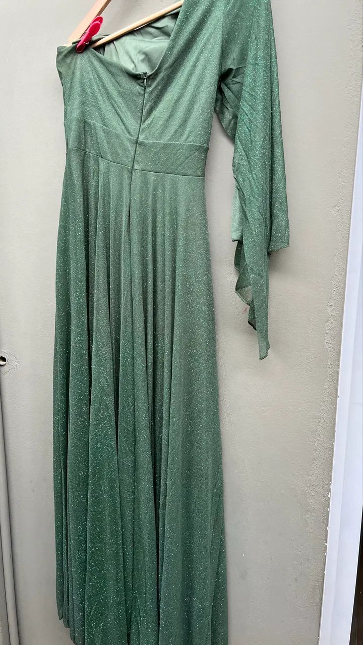 Vestido verde de festa  - Foto 3