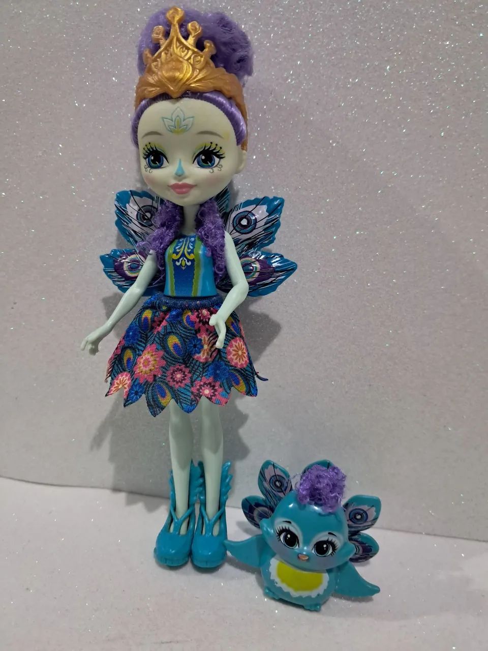  Boneca Patter Peacock  Enchantimals com pet