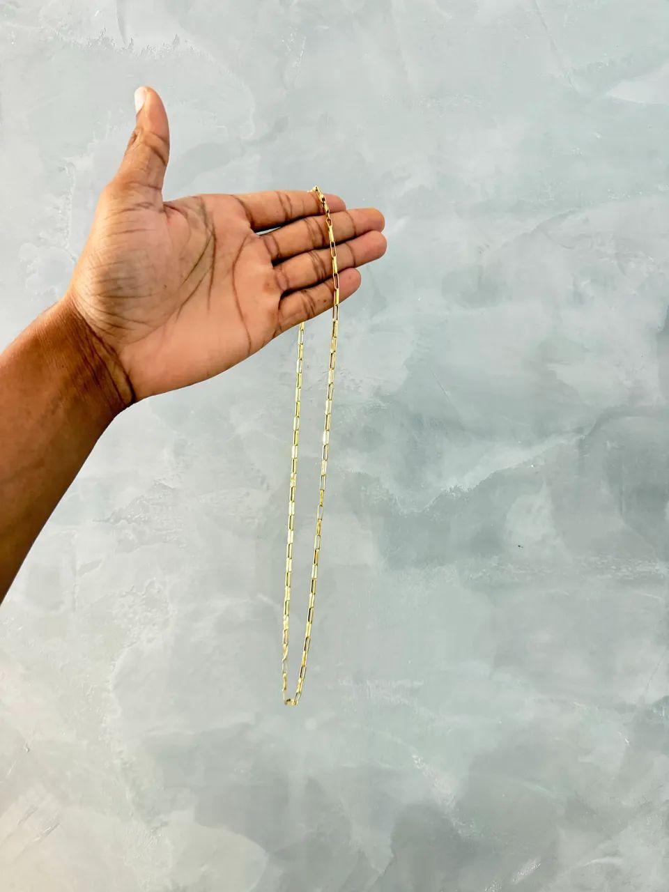 Corrente de ouro com 6,2 gramas, corrente sem detalhes  - Foto 3
