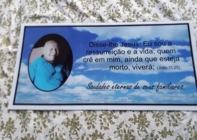 placas para tumulo em acrilico - Foto 2