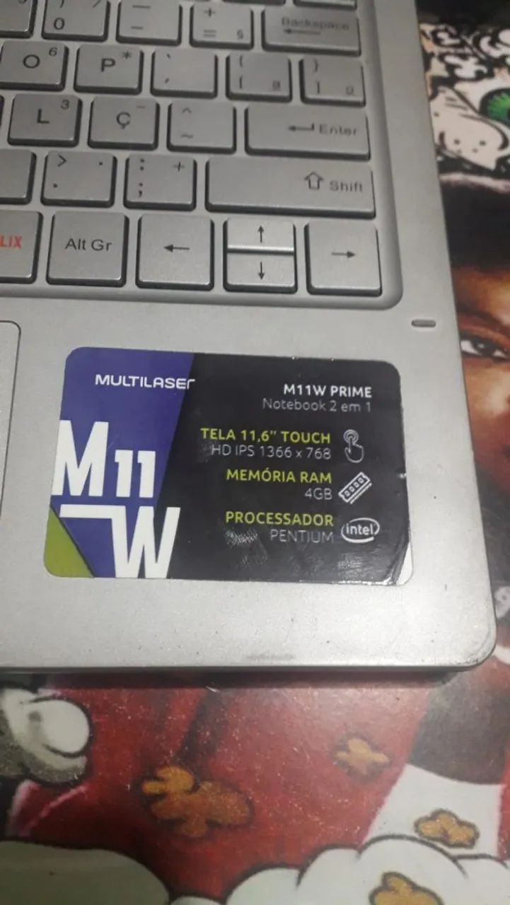 Multilaser Notebook M11W Prime 2 em 1 com Windows 11  - Foto 4
