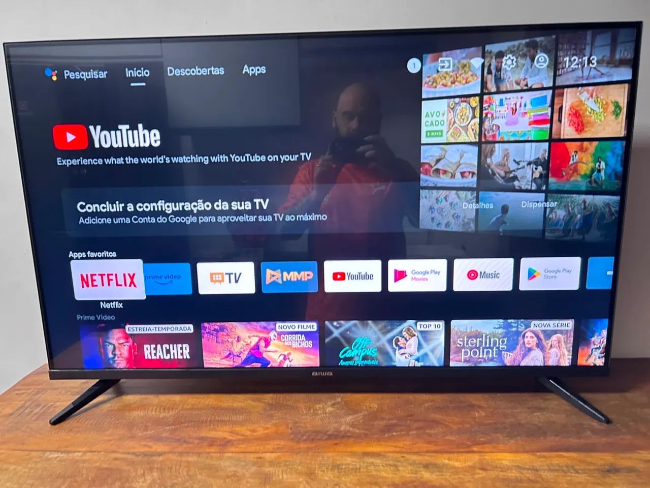 TV Smart AIWA 43 Polegadas Full HD, HDR e IA - Foto 3