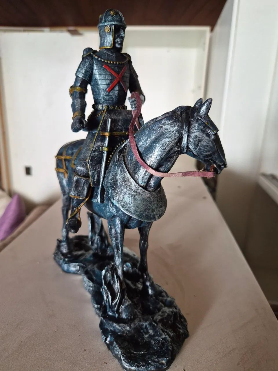 Cavaleiro medieval resina - Foto 4
