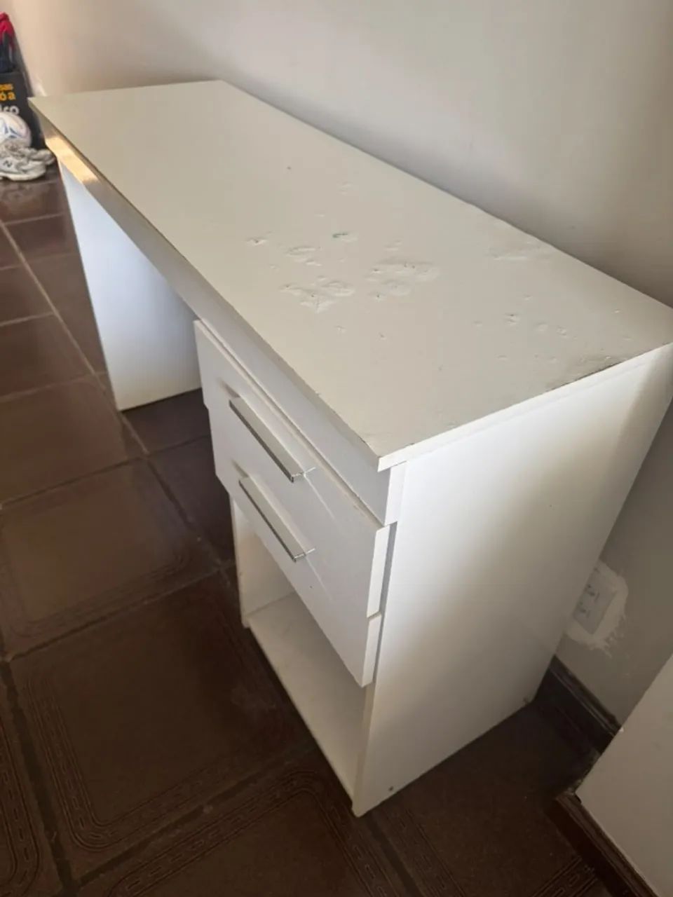 Mesa de trabalho branca - Foto 3