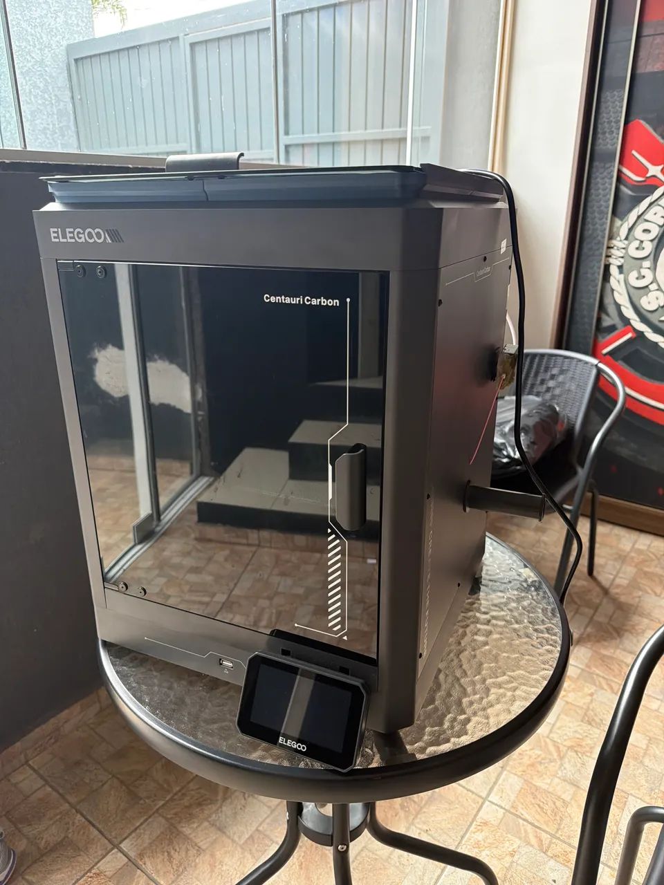 Elegoo centauri carbon. Semi nova. Impressora 3D