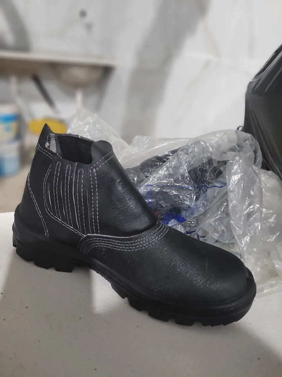 Bota cano pvc