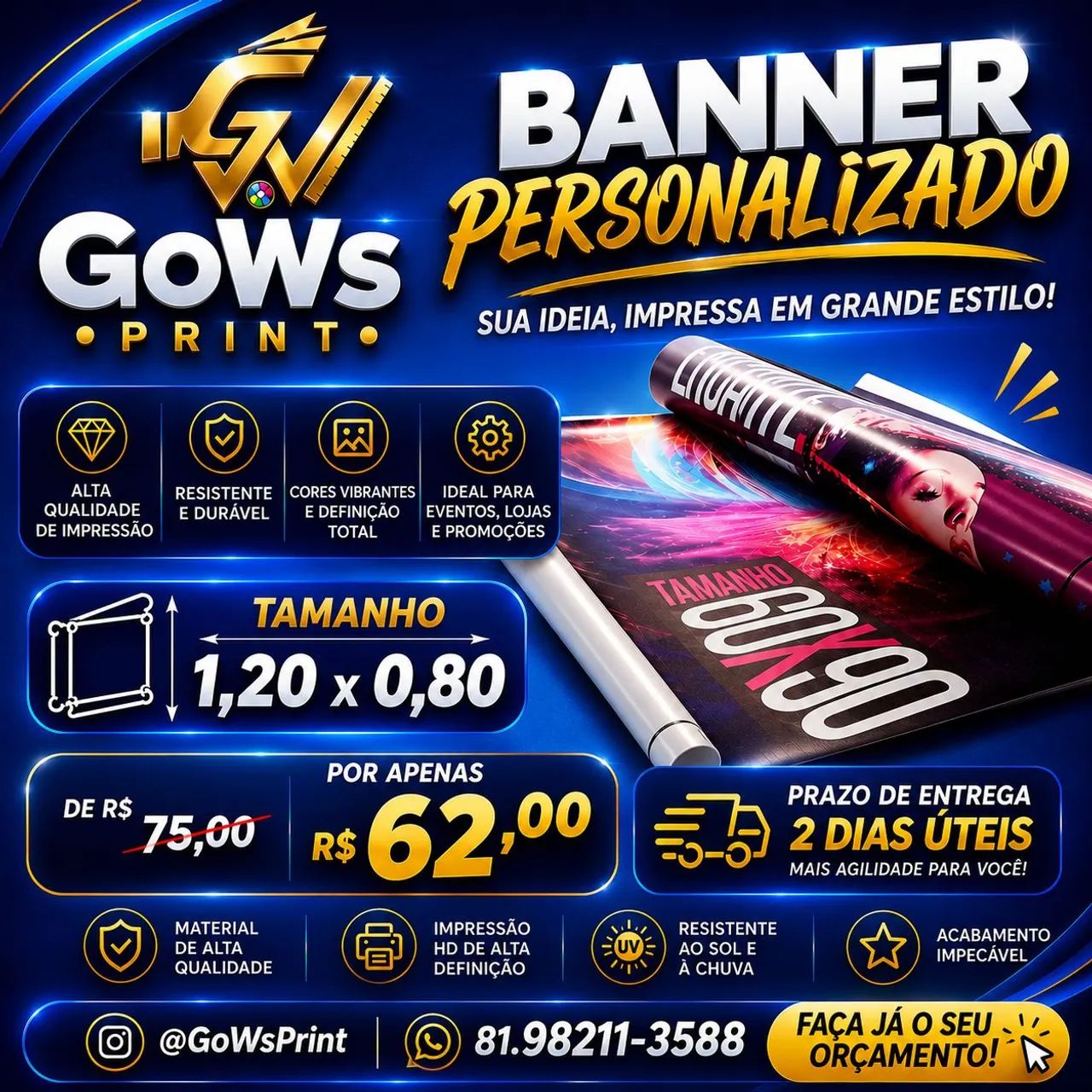 BANNER 1,20 X. 0,80 