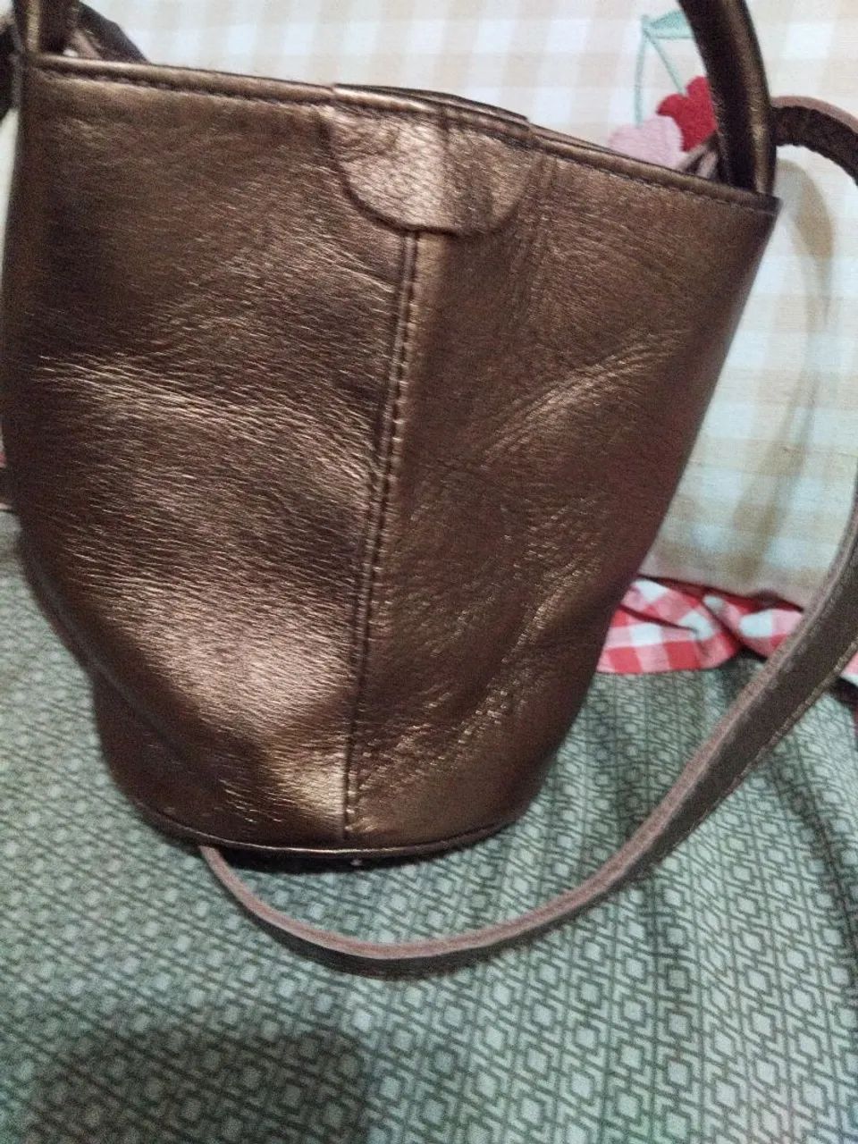 Bolsa jovem de couro Via mia - Foto 4