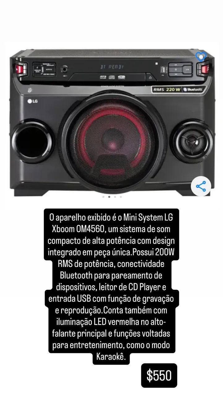 Mini System LG 