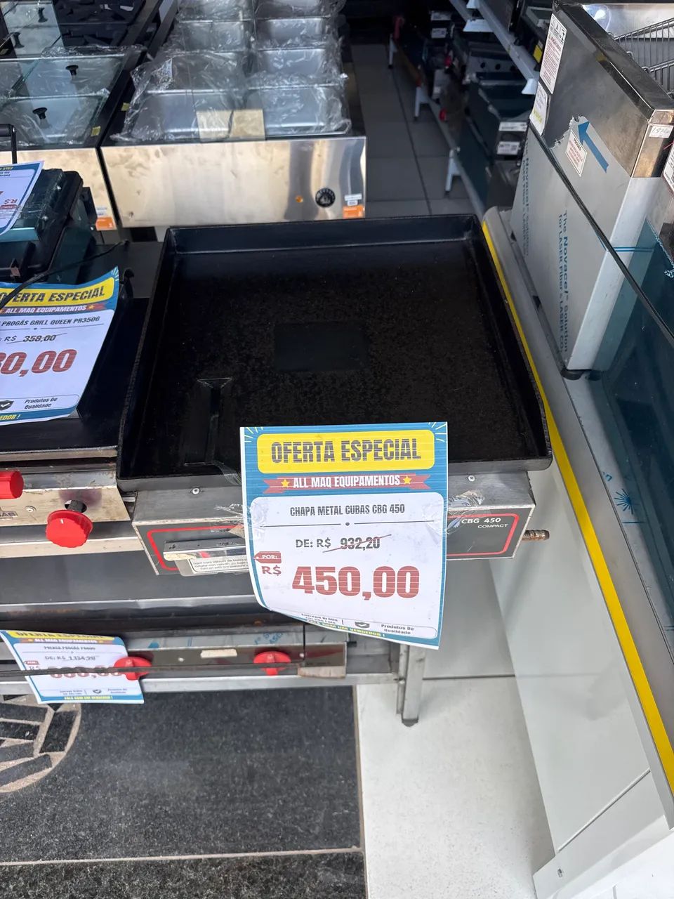 Chapa metal cubas cbg450