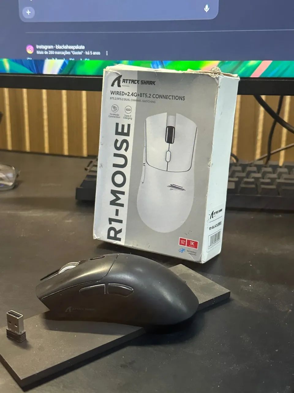Mouse R1 (ATACK SHARK) - Foto 3