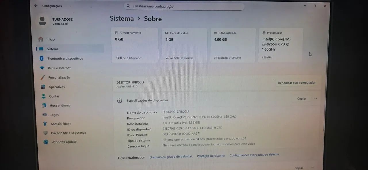 Notebook acer aspire  - Foto 5