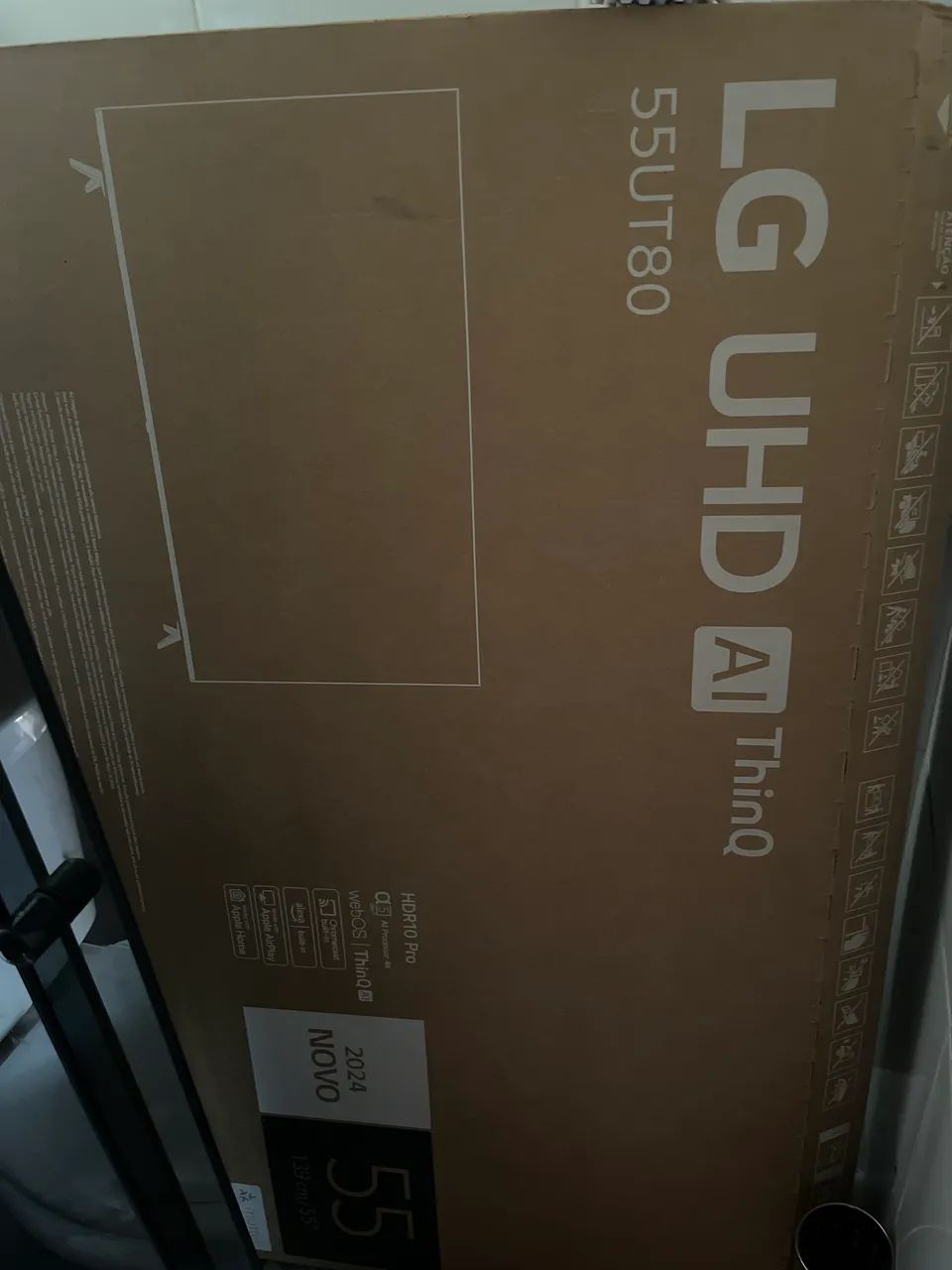 Tv LG 55 4K 1 ano de uso  - Foto 4