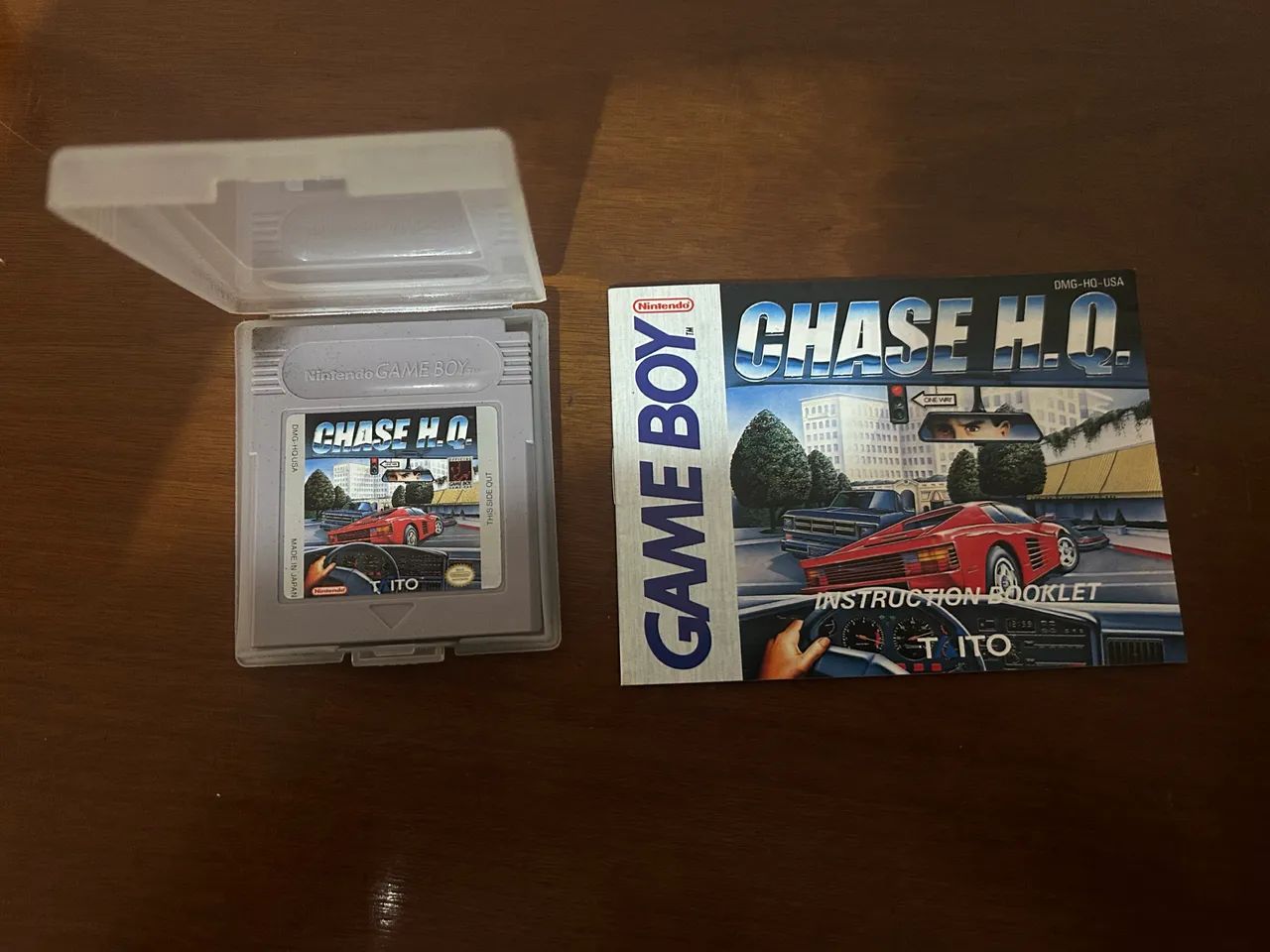 Chase H.Q. Game Boy com manual 