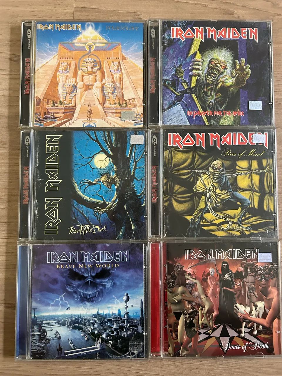 CD Iron Maiden (originais)