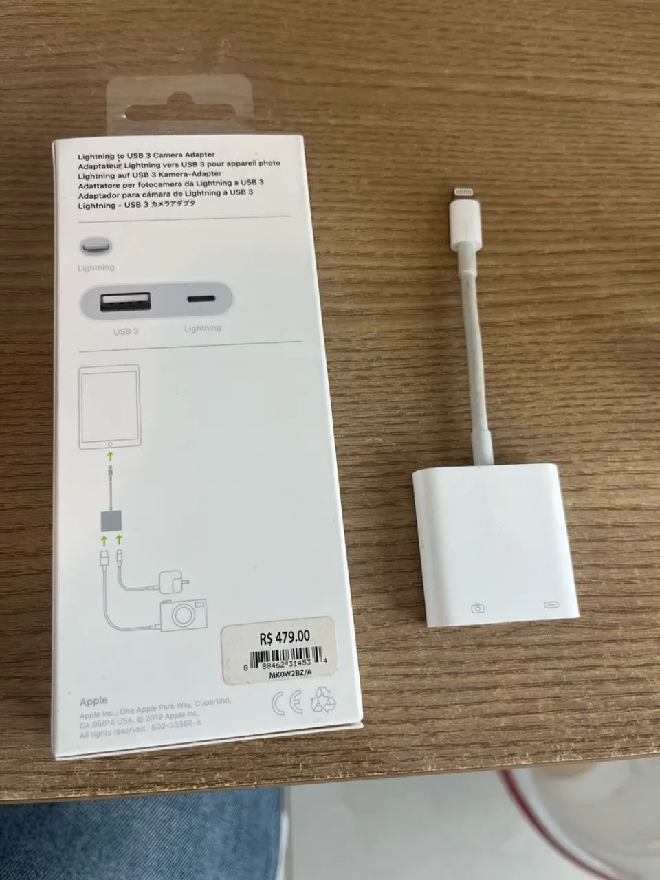 Fio Apple Lightning para USB 3 Câmera  - Foto 2