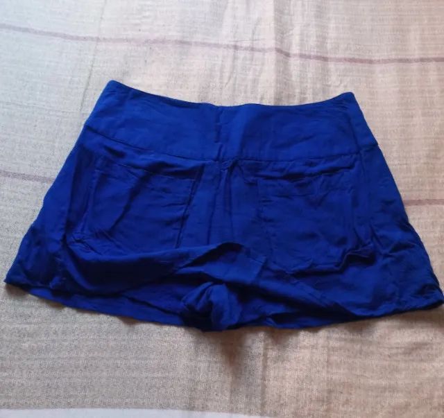 Short-Saia Azul 38 - Foto 2