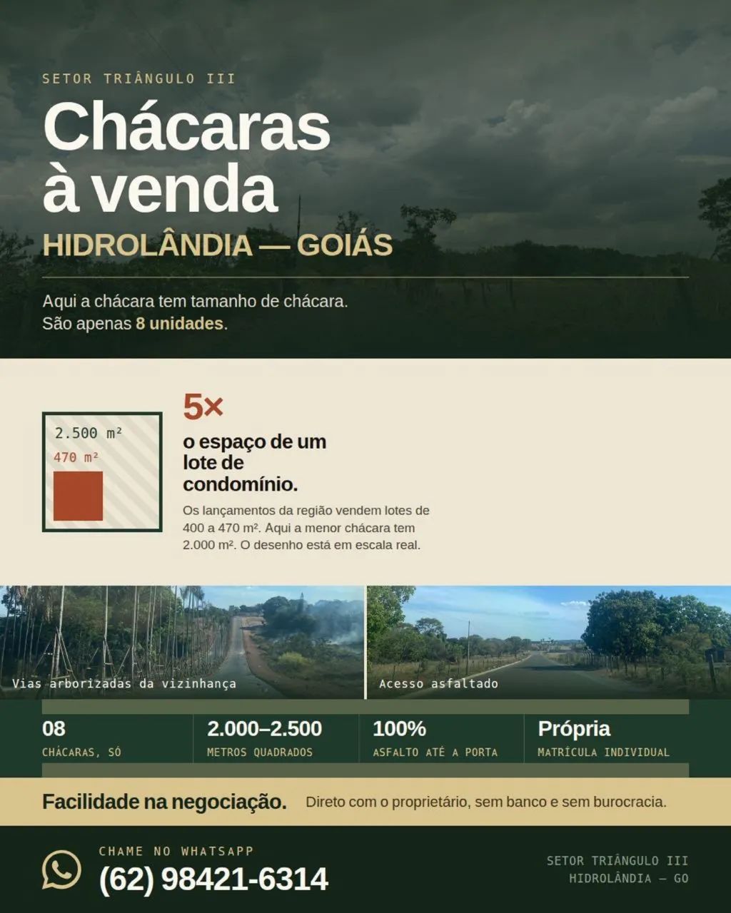 Chácara Urbana 2000 metros 