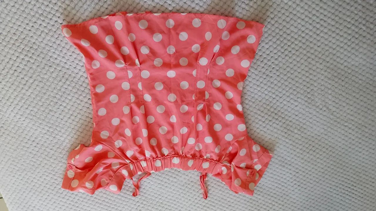 Blusa de bolinhas Rosa P - Foto 4