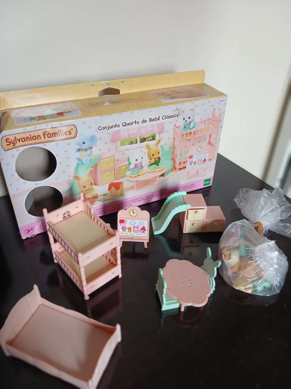 Conjunto quarto do bebê clássico sylvanian families