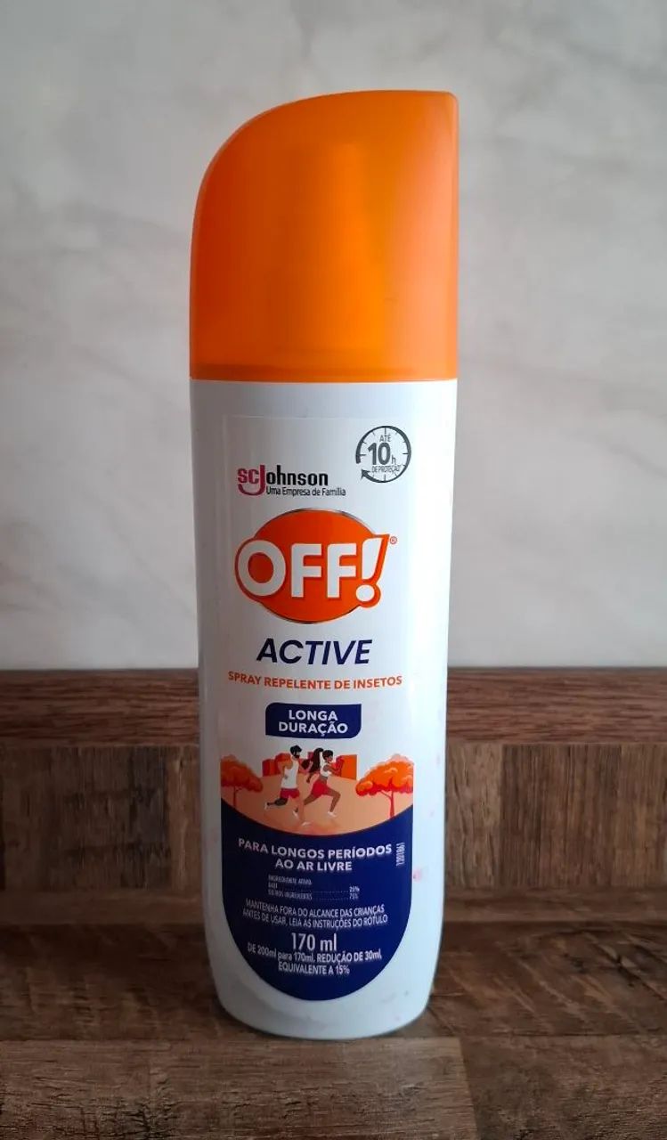 OFF! Active Repelente Longa Duração Spray lote 15 unidades - Foto 3