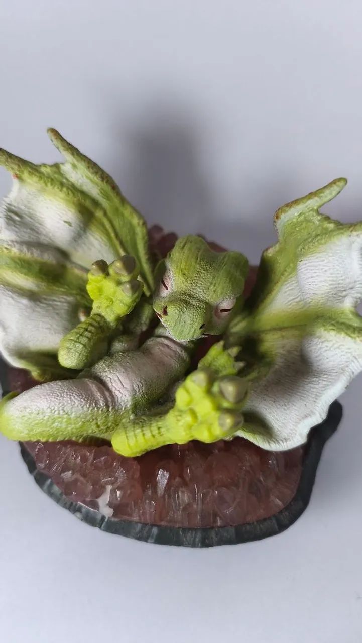 Boneco Dragão Ovo Beb ê RARO Schleich marca alemã  - Foto 2