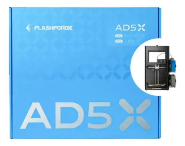 Impressora 3d Flashforge Ad5x, C/combo E Fechamento Preto - Foto 4