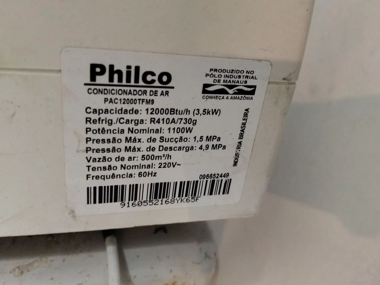 ? Vende-se Ar-Condicionado Split Philco 12.000 BTUs ? - Foto 3