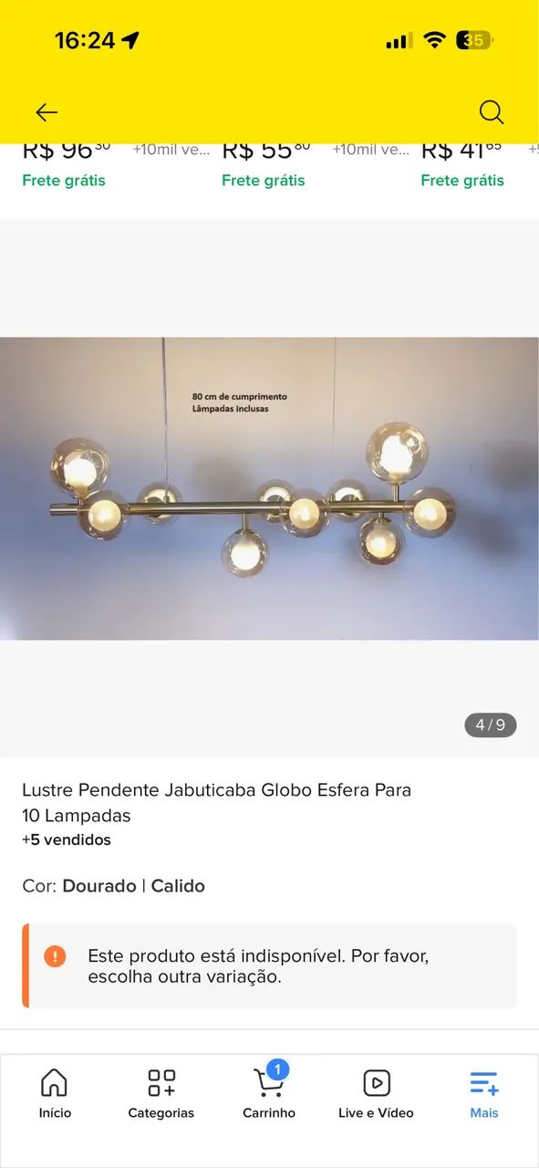 Luminária 